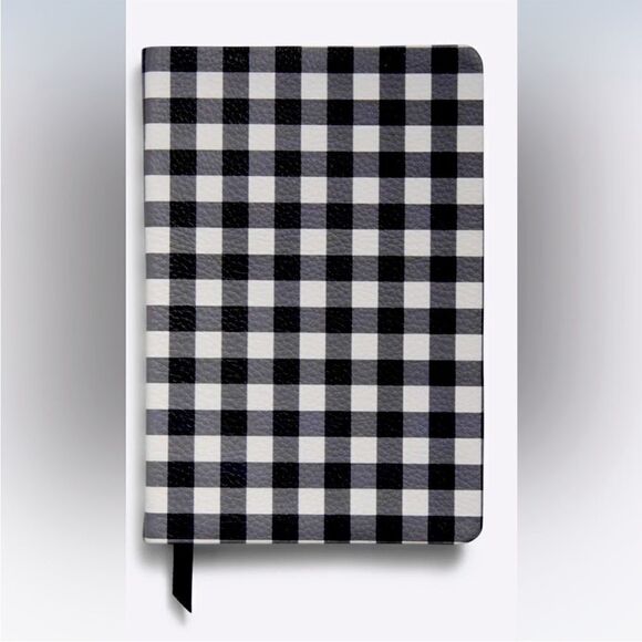 Draper James Mini Notebook NWT In Gingham Cor and 3 stickers - Picture 1 of 7